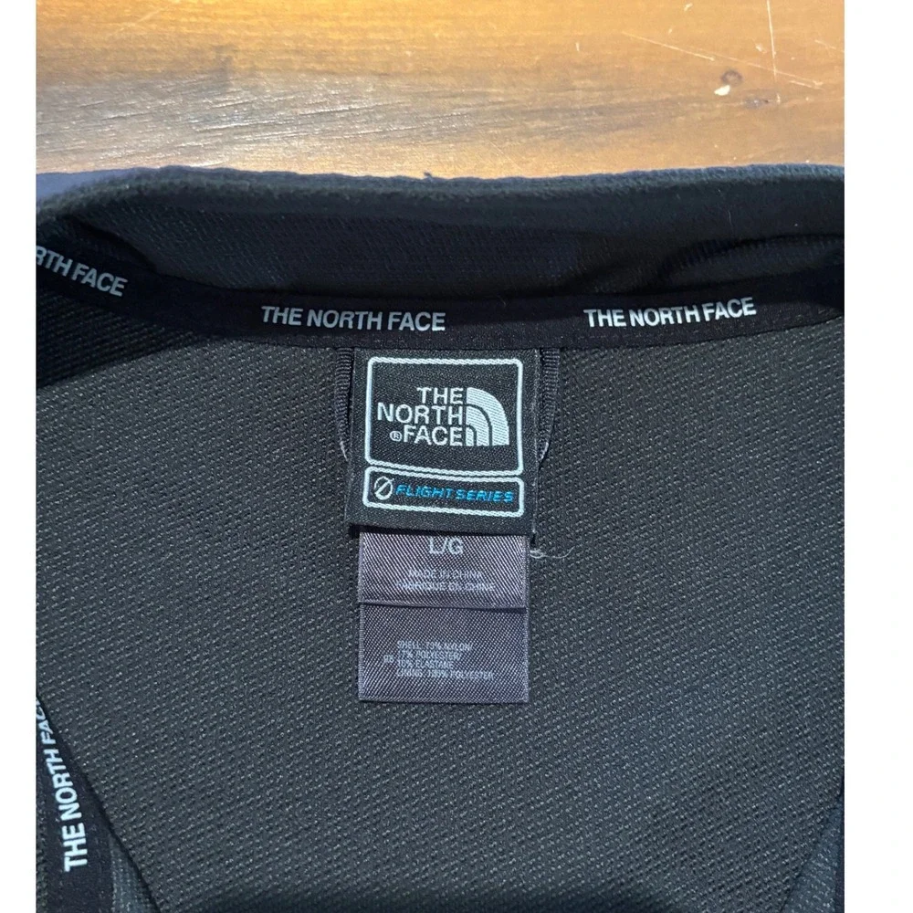 The North Face Flight Series Apex Vest Mens Large Black Softshell Full Zip L/G